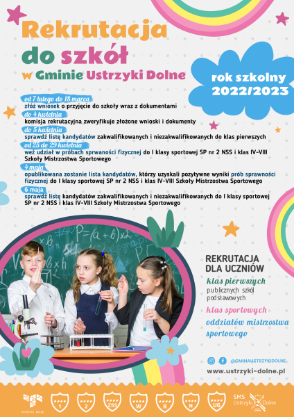 Rekrutacja do szkół podstawowych i oddziałów mistrzostwa sportowego 